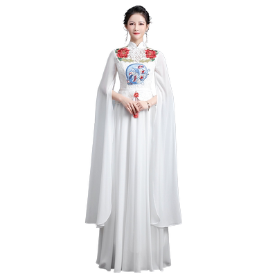 走秀团队舞台高端新款中国风旗袍