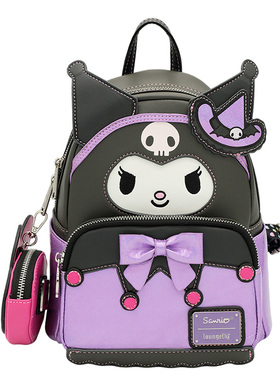 loungefly三丽鸥限量版镭射库洛美&美乐蒂儿童书包零钱包双肩包