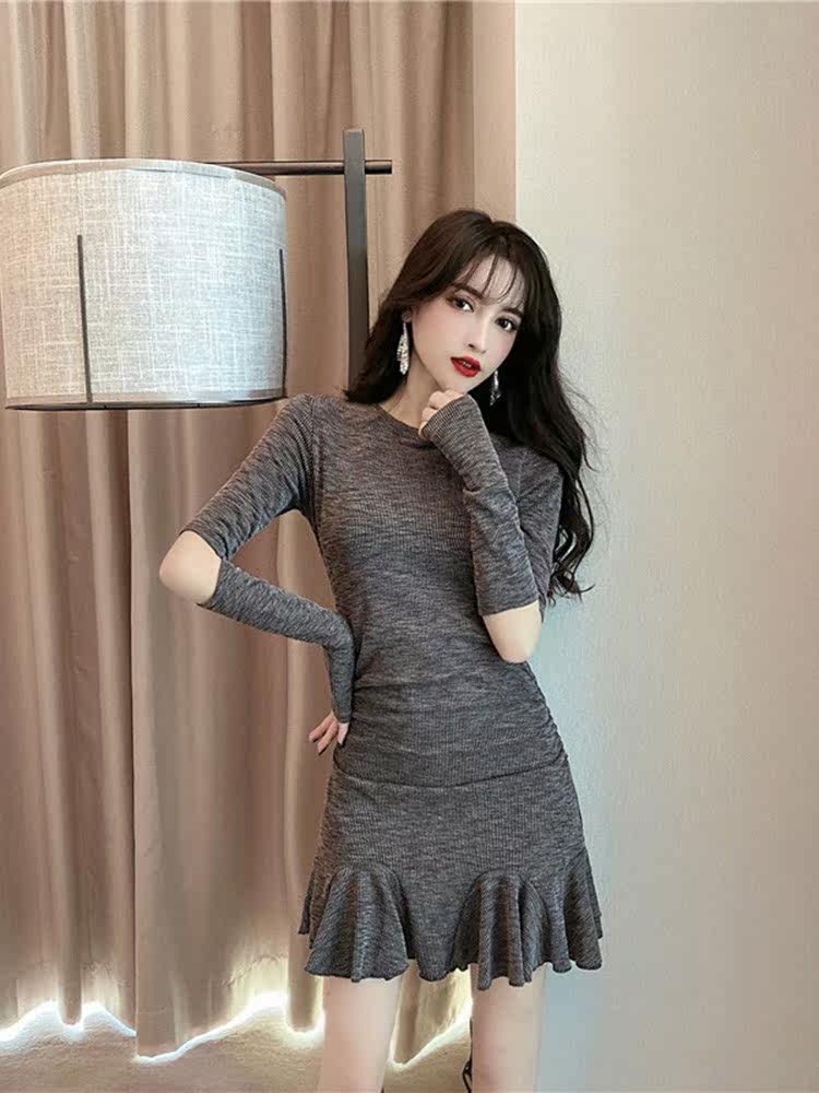 小心机性感连衣裙女装2020春季新款韩版纯色修身显瘦鱼尾包臀短裙|ruв категории офисное оборудование/расходные материалы/соответствующие услуги, упаковочного оборудования/знаки и расходных материалов, мешок подарков/пластиковый мешок - от Buy2taobao.com для оказания профессиональной услуги покупки агента Taobao