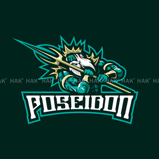 汽车黑暗风格系列车贴深海守护神海神之王守护海洋平安装饰类贴纸