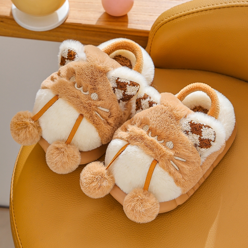 儿童棉拖鞋秋冬保暖棉鞋