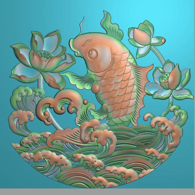 鲤鱼跃龙门镂空屏风壁挂件圆盘浮精雕荷花鱼圆精雕木雕石雕图圆花,商务/设计服务,设计素材/源文件,淘宝优惠券,粉丝福利购,淘宝优惠卷
