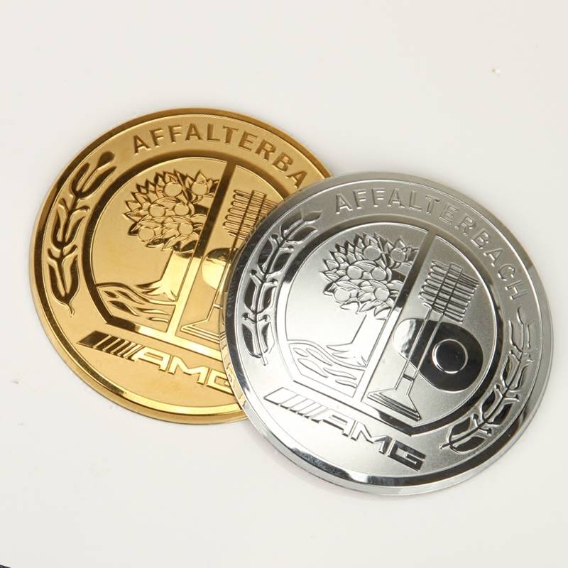 适用奔驰GLC260方向盘AMG车标改装饰标C级C200L新E300L苹果树标