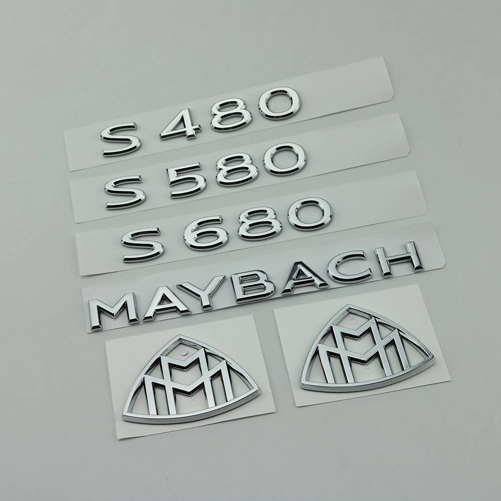 2021奔驰迈巴赫字标尾标S480 S580 S680 GLS680 英文标 字标车标