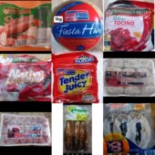 Juicy Purefoods Tender Hotdog香肠热狗肠火腿Tocino腌肉猪肉肠