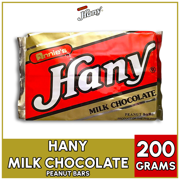 Hany Milk Chocolate Peanut Bars 24s