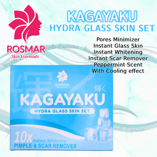 Glass Hydra Skin Set Kit Rosmar Rejuvenating Kagayaku