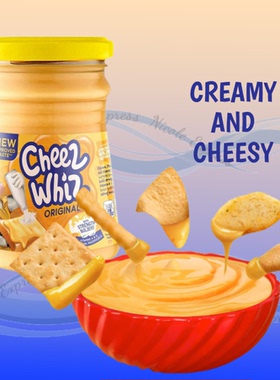  Cheez Whiz Original芝士酱 210g即食奶酪酱 面包烘焙调味酱