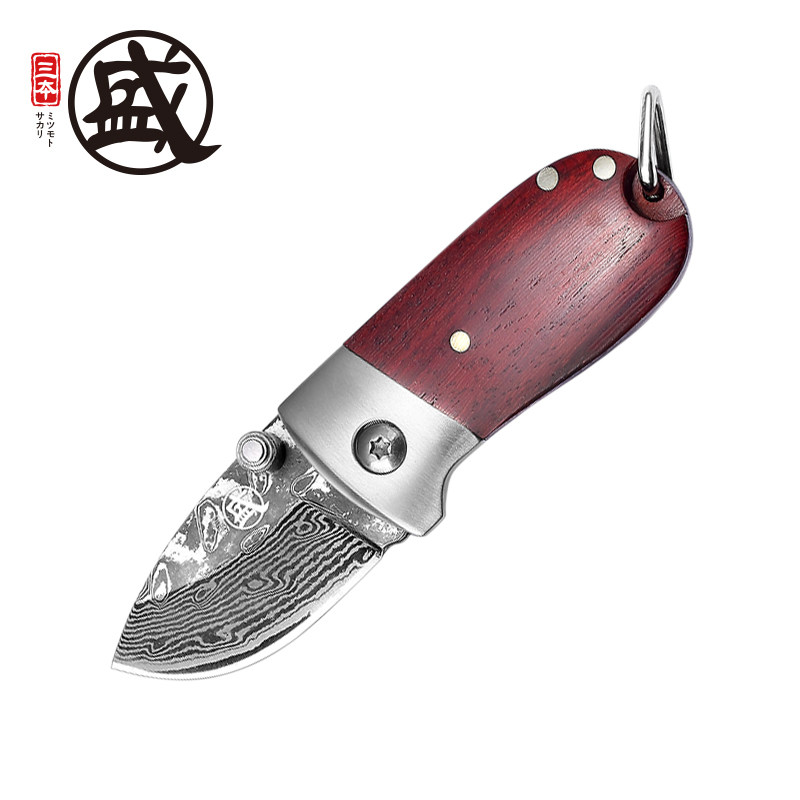 刀便携多功能户外小刀迷你大马士革 日本进口随身折叠水果|msdalam kategori dapur/memasak Appliances, memasak Appliances, alat, Buah-buahan dan sayur-sayuran parut/pisau buah-buahan - dari Buy2taobao.com untuk memberikan perkhidmatan ejen Taobao profesional membeli