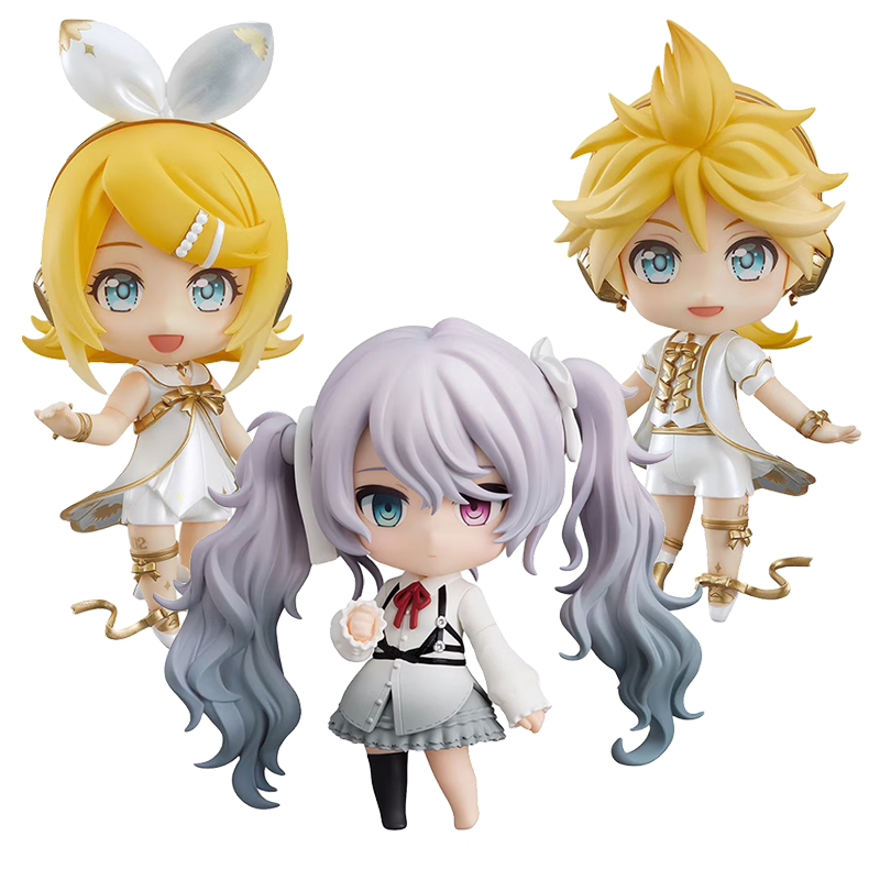 gsc 粘土人 初音未来无人的世界 镜音连镜音铃交响乐 q版可动手办