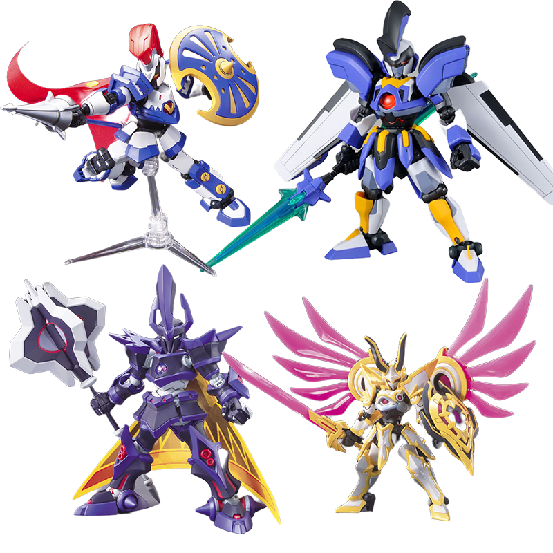 万代 lbx 纸箱战机hf 暗黑皇帝奥丁阿基里斯路西法骨架 拼装模型b