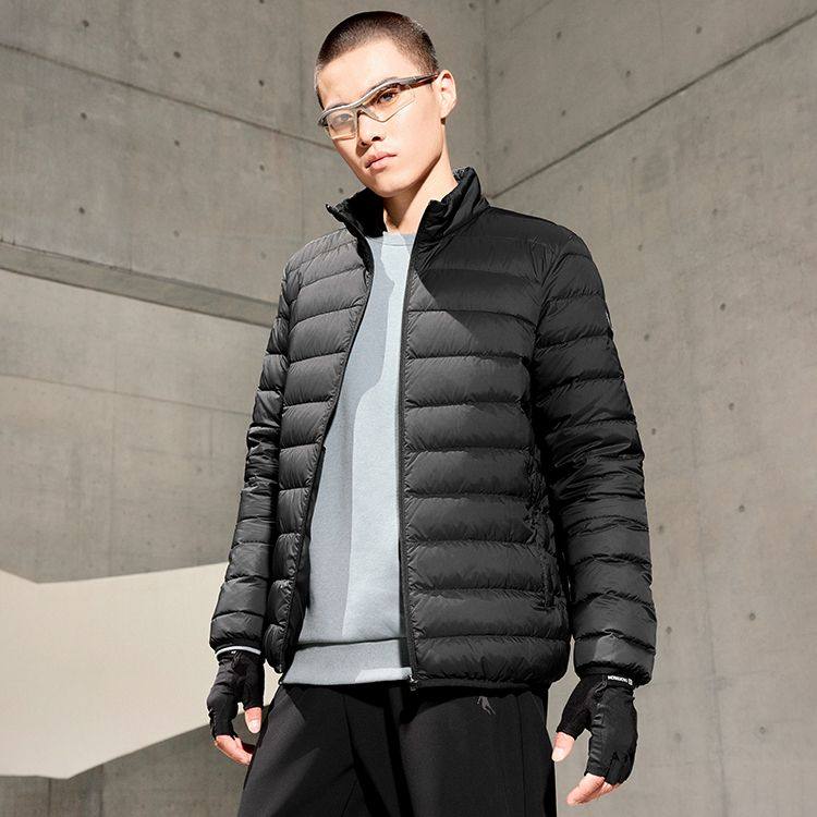 乔丹梭织羽绒服男2025冬季保暖防风轻薄修身时尚简约百搭休闲外套,运动服/休闲服装,运动羽绒服,淘宝优惠券,粉丝福利购,淘宝优惠卷