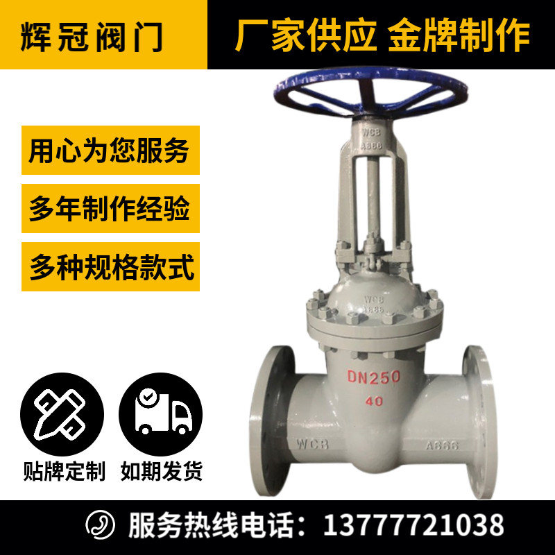 Z41H/Z40H-40C铸钢法兰闸阀高温蒸汽法兰导热油闸阀DN100 150