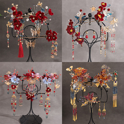 新款减龄新娘头饰秀禾服发饰