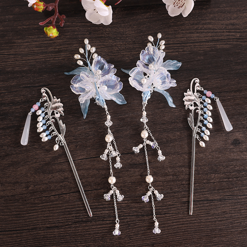 汉服头饰套装超仙国风发夹发簪