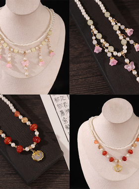 古风琉璃璎珞串珠项链