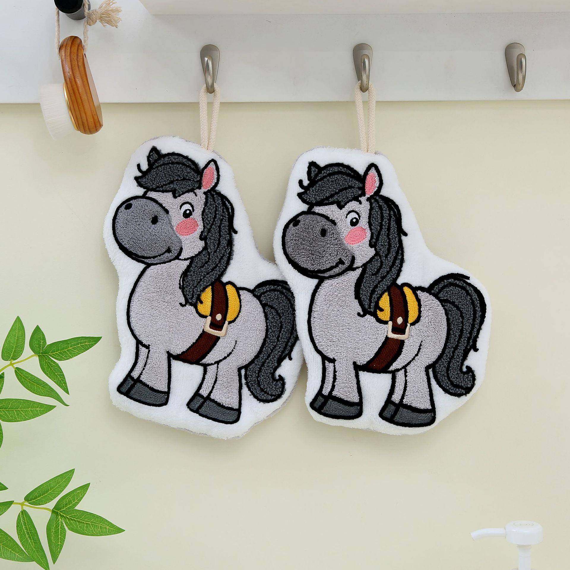 小马擦手巾儿童可爱卡通干手巾幼儿园学校小毛巾可挂式小方巾吸汗,家庭/个人清洁工具,厨房擦手巾,淘宝优惠券,粉丝福利购,淘宝优惠卷