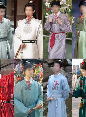 唐宋圆领袍书生服卖货郎簪花郎