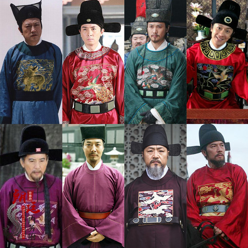 影视宋朝男大臣服县令圆领袍