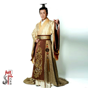 影视古装卫子夫林峰汉武帝同款古装男汉服皇帝服龙袍服演出服