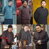 影视装 长袍马褂富商掌柜服清末老百姓群演古装 老酒馆同款 民国长衫