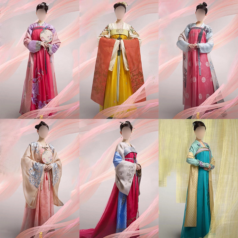 影视美人襦裙齐胸贵妃仙女服