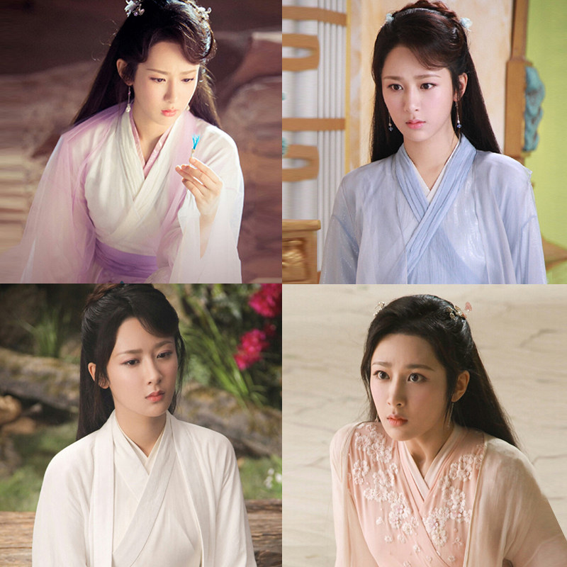 影视古装香蜜杨紫同款古装汉服飘逸女古装仙女服汉服舞蹈服演出服