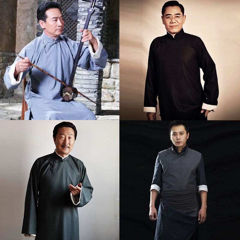 民国男士古装棉麻演出服
