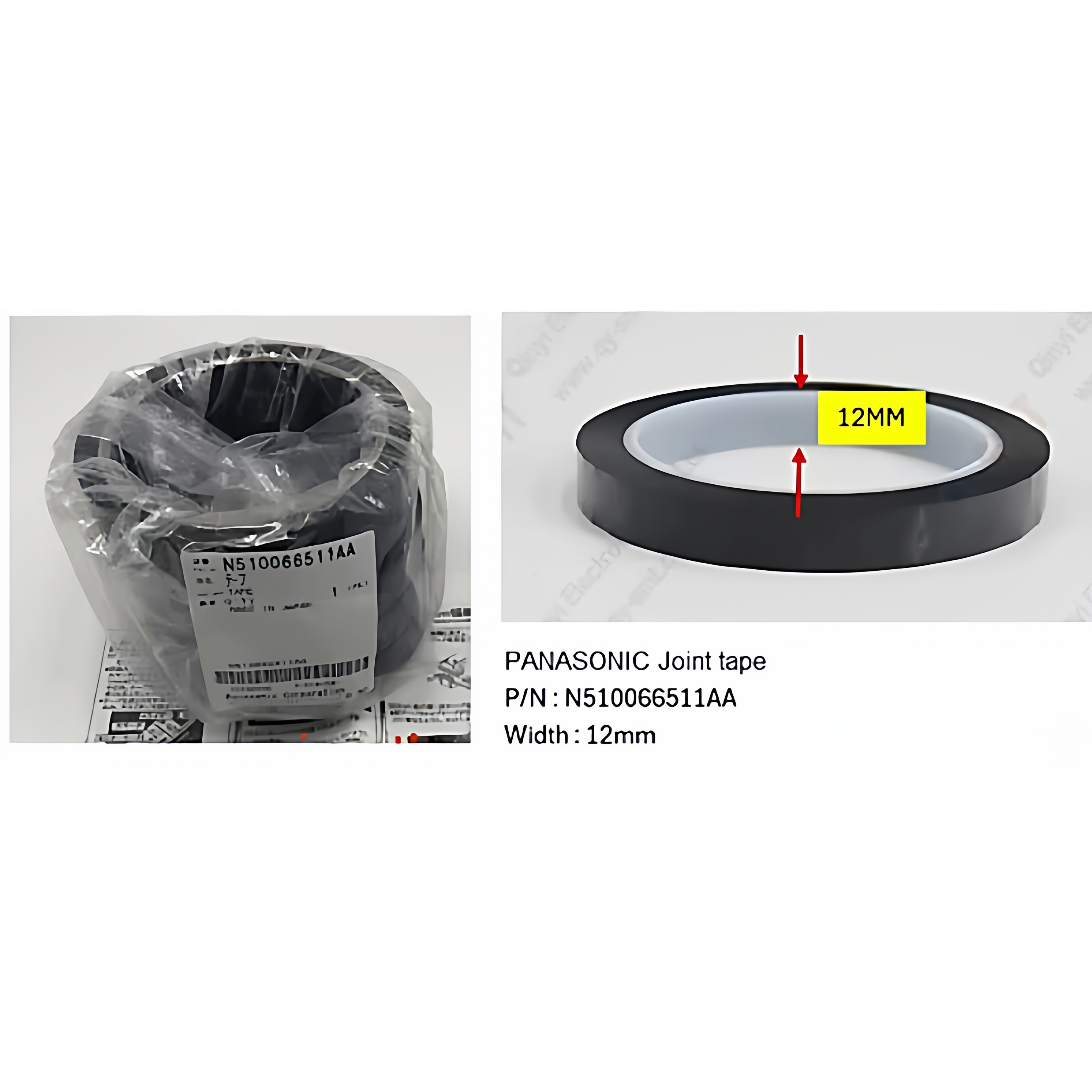 PANASONIC Joint tape   SMT松下黑色防静电接料胶带