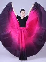 Розовый красный градиент черный 95-длинный CM