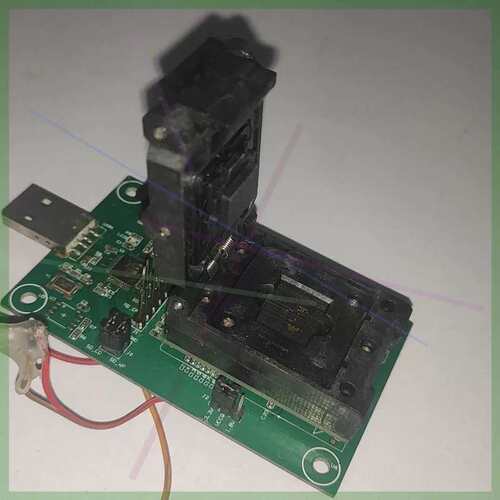 议价eMMC153/169翻盖弹簧片转USB测试座 eMMC芯片数