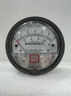议价Dwyer， Magnehelic 压力表，0-6 英寸，2006D，UseB
