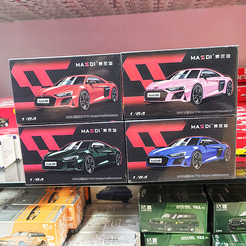 麦思迪164奥迪R8V10合金车模图片