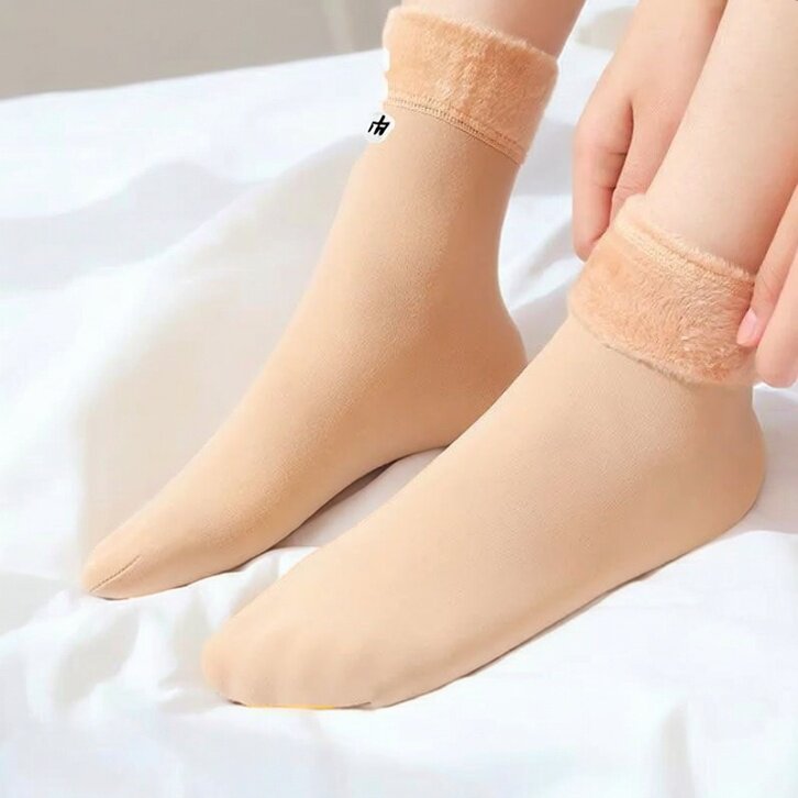 【10双装】冬季加绒加厚雪地袜防冻保暖袜子男女长筒地板袜抗寒