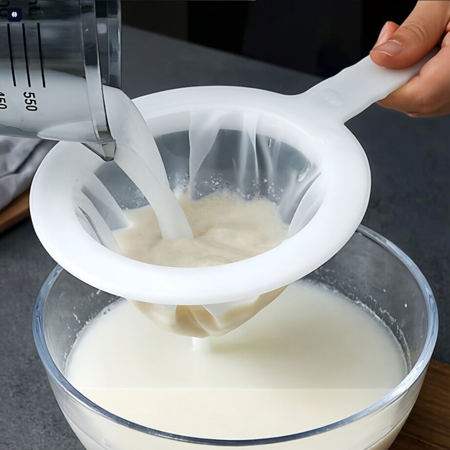 新款豆浆过滤网超细隔渣水果蔬菜汁葡萄酒药渣过滤厨房榨汁过滤网