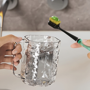 洗漱杯ins高档轻奢透明高颜值情侣专用杯子刷牙漱口杯子刷牙家用