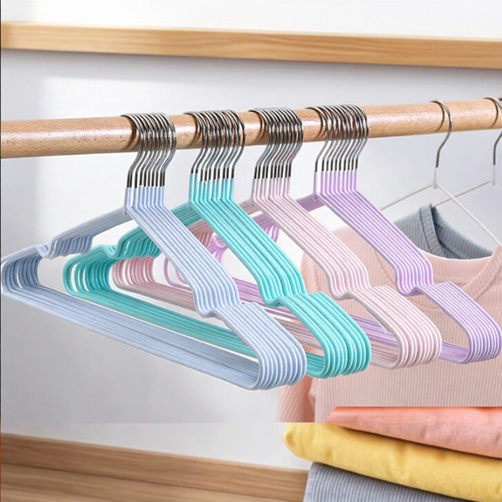 加粗衣架家用晒不锈钢衣撑儿童衣挂钩晾衣服架挂衣架子宿舍用学生