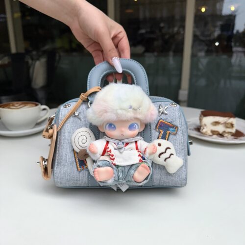 【守护牛仔娃包定制】男女节日礼物春夏斜挎包  尺寸18*10*12