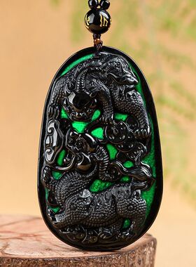 正品天然A货保真翡翠墨通财貔貅吊坠冰种玉石男女款项链挂件玉佩