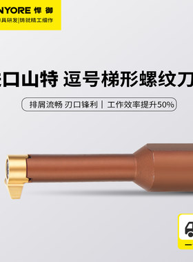逗号梯形螺纹刀小内孔梯形牙刀片内径螺纹牙刀片小孔牙刀