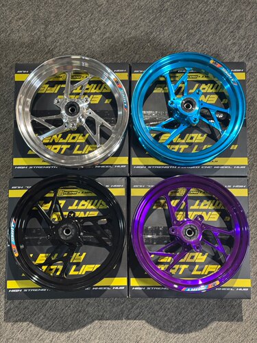 SMRT小怪兽10寸铸造轮毂龟五九号C90 F90 fz鬼一酷奇小牛MQI改装