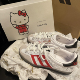 女款 莆田高端hellokitty联名德训鞋 2025新款 厚底休闲板鞋 女鞋 冬季
