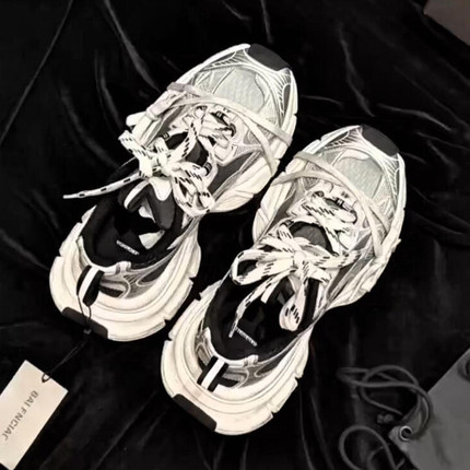 巴家3xl老爹鞋九代做旧男鞋女秋季2025爆款情侣休闲厚底运动鞋潮