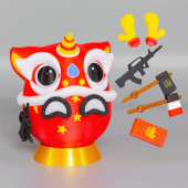 中国球五常国家球波兰球周边摆件小金球up主自制同款 模型摆件