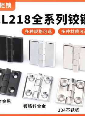 CL226铰链合页配电箱方形铰链CL218-4050加厚不锈钢工业铰链CL236