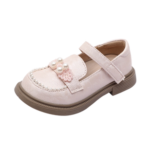 女童小皮鞋2025新款软底公主鞋绣花古装中国风配马面裙儿童汉服鞋