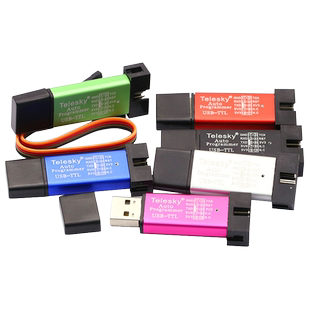 STC单片机51程序自动下载线烧录器USB转TTL启编程器ISP免手动bios