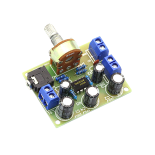 TDA2822双声道功放板套件 无噪音 2-12V 5W*2功放模块DIY制作套件