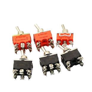 摇臂开关钮子摇头2 3 4脚电源扭子开关2 3档E-TEN1021 1322 1321