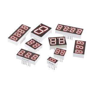 数码管0.56 0.36英寸0.4红色数字显示2/3/4位共阴/共阳两三四时钟